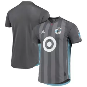 Camiseta de fútbol Adidas Minnesota United auténtica gris local 2018/19 - Imagen 1 de 1