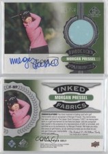 2021 SP Game Used Inked Fabrics Level 1 /49 Morgan Pressel #IF-MP Auto