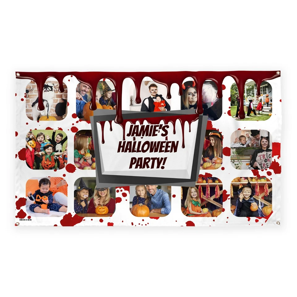 Halloween Decoration - Blood Splatter - 5 x 3 ft Banner - Image 1 of 1