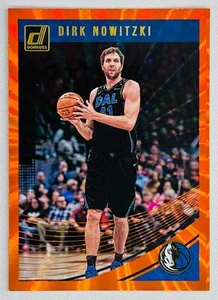 2018-19 Donruss Dirk Nowitzki laser arancione #40 Dallas Mavericks - Foto 1 di 3