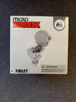 Micro Brix Tiniest Building Block Sets—TOILET BOWL—BRAND NEW! - Image 1 of 4