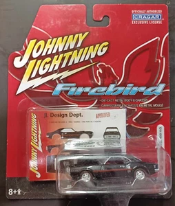 Johnny Lightning 1:64 Diecast #94 - 1968 Pontiac Firebird 400 H.O. - New Black - Picture 1 of 1