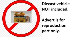 Matchbox 63 c d Dodge Crane Truck Reproduction Yellow Hook Part Lesney Moko - Picture 1 of 5