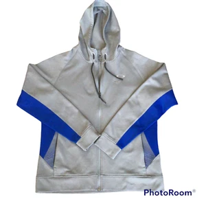 Oakley Men’s Size Large Gray blue Full Zip Pockets Polyester Track Jacket READ - Picture 1 of 7