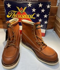 Thorogood 804-4200 Men's American Heritage 6" Moc Steel Toe Safety Boot Sz 13 D
