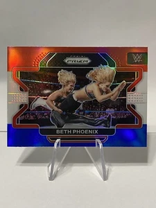 Beth Phoenix 2022 Panini Prizm WWE #60 Red White Blue Refractor SP - Picture 1 of 2