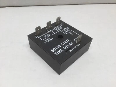 SSAC Solid State Timer Delay CT15S3 15 SEC./3 SEC. 24Vac 0.75A 5A INRUSH
