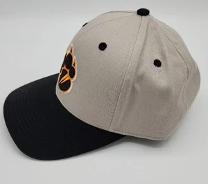 Outdoor Cap Snapback Black/Tan Hat NEW - Picture 1 of 3