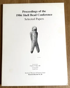 1986 Shell Bead Conference Archaeology & Anthropology Indigenous Peoples - Imagen 1 de 17