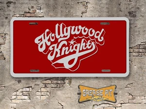 Hollywood Knights Novelty License Plate  - Choose Color - Picture 1 of 8