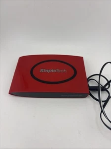 Simple Tech External Hard drive red Untested  - Picture 1 of 6