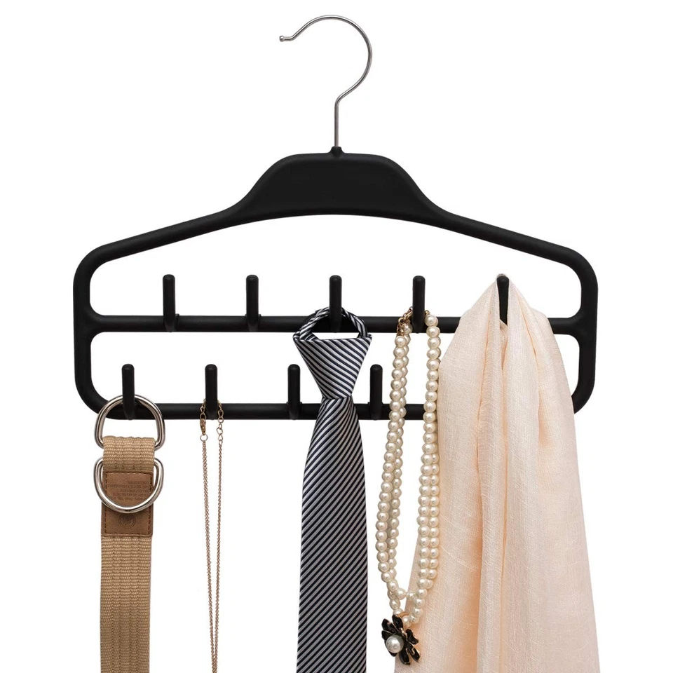 Belt Hanger Rack Holder for Closet Belt Organizer 360 Degree Swivel 11 Belt Hook