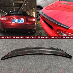 Rear Spoiler Wing For Mazda MX-5 Miata 2006-2015 Gloss Black/Forged/Carbon Fiber - Picture 1 of 26