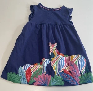Mini Boden Dress Girls Size 3-4 Years Zebra - Picture 1 of 5