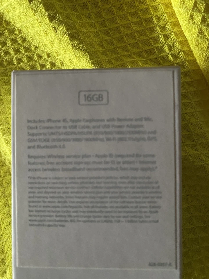 iPhone 4S 16GB Modelo A1387 Nuevo Software Apple Recarga. Mc918LL/A Foto 1 de 4