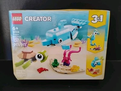 Lego Creator 3 In 1 Dolphin Turtle And Seahorse 🆕 - Image 1 of 3