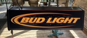 Bud Light Beer Pool Billiards Table Light 38.5” Rare Collectible. - Picture 1 of 18