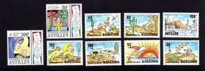 Netherlands Antilles 1990 set of stamps Mi#699-707 MNH CV=17.2$ - Image 1 of 2