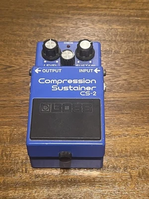 Boss CS-2 Compression Sustainer Guitar Effects Pedal - Used - Tested Works - Image 1 of 4