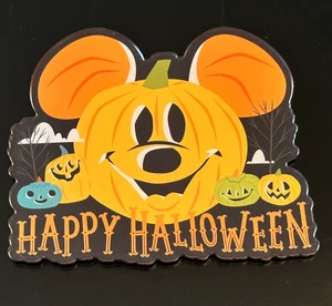 Disney World Parks 2025 Feliz Halloween Mickey Mouse Imán Calabaza NUEVO - Imagen 1 de 1