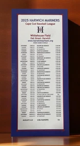 2025 Cape Cod Baseball League Harwich Mariners Saisonplan Massachusetts - Bild 1 von 9