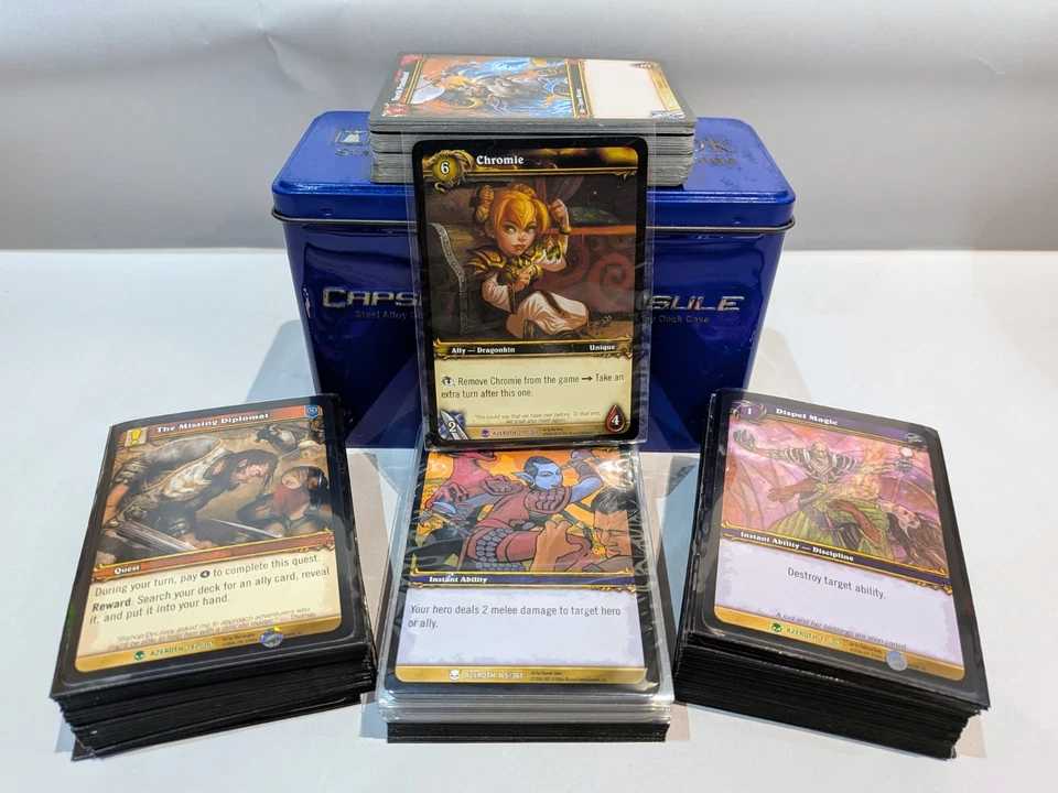 WoW TCG Heroes Of Azeroth 160 pacote de cartas incluindo Chromie - Imagem 1 de 4
