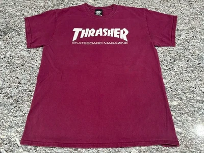 Thrasher Shirt Mens Large Red White Skateboard Magazine Skater Skating Skate - Image 1 of 4
