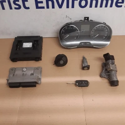 2012 SKODA FABIA 5J 1.2 PETROL CGPA ECU LOCK SET KIT 03E906019AE    (K1) - Image 1 of 4