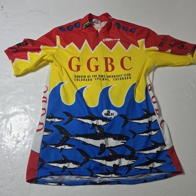 Pearl Izumi Skinsuit Cycling Adult XXL Red Yellow Garden Of The Gods Colorado - Image 1 of 4