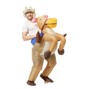 Inflatable Costume Riding Horse Halloween - Picture 1 of 6