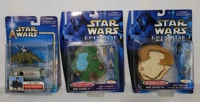 Star Wars 3 Action Fleet Mini Scenes 1 - A NEW HOPE & 2 - EPISODE 1 - Image 1 of 4