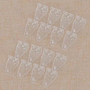 16Pc Blind Hold Down Bracket Door Blinds Bottom Bracket Bottom Shutter Hooks - Picture 1 of 10