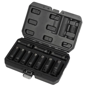 Draper Metric Deep Impact Socket Set 1/2"D 10 Piece 10-27mm 83096 - Picture 1 of 2