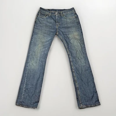 Levis 527 牛仔裤男式 33 x 34 码靴型牛仔深水洗牛仔裤 — 第 1/4 张图片