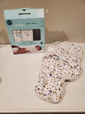 New Aden + Anais Harry Potter Quick Change Easy Wrap Swaddles, 3 Pack - Image 1 of 3
