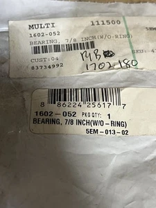 1602-052 R/b 1702-180 Arctic Cat Bearing NEW OEM - Picture 1 of 1