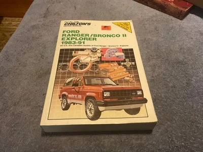 Manual de reparación Chiltons Ford Ranger Bronco 2 Explorer 1983-1991 Foto 1 de 3