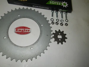 Kettensatz Zündapp 842 11 / 42 Z Automatic Mofa Moped TYP 442 alle und 444 01 L6 - Bild 1 von 2