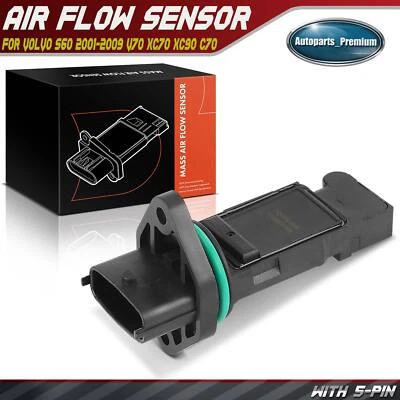New Mass Air Flow Sensor Assembly for Volvo S60 2001-2009 V70 XC70 XC90 C70 2.4L - Image 1 of 4