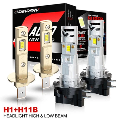 For Kia Forte5 2011 2012 2013 Combo LED Headlight High/Low beam Bulbs H1+H11B - Image 1 of 4