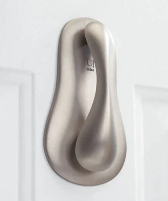 Vintage 2003 Umbra KARIM RASHID Luxury BAM BAM Door Knocker NICKEL Designer NOS - Image 1 of 4