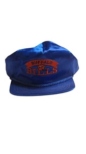 Rare Vintage Ama Pro Buffalo Bills Hat Satin Blue "The Cord" Adjustable - Picture 1 of 5