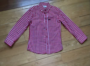 Boys Jack Thomas Red Plaid Long Sleeve Shirt Size 5 - Picture 1 of 3