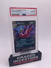 Toxicroak ex 2023 Pokemon English Scarlet & Violet Full Art Holo 131/198 PSA10