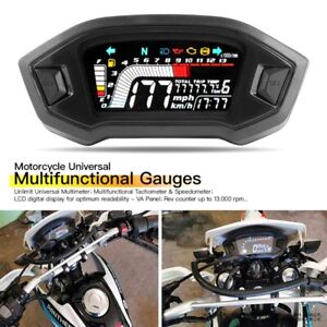 Digital Motorcycle Speedometer Odometer Motorcycle Gauges LCDDisplay for MSX125