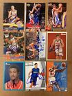 Lot (9) de cartes basketball NBA signées aux Knicks de New York avec COA