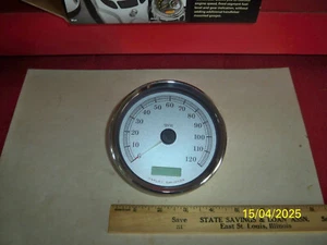 Harley Davidson 5" Speedometer 67096-09 -11 Dyna, Softail & RoadKing Silver Face - Picture 1 of 2