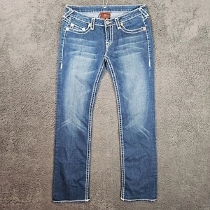 Jeans True Religion Billy Big T 30 (32x33) Azul Regular Puntada Cuerda De Colección EE. UU. - Imagen 1 de 10