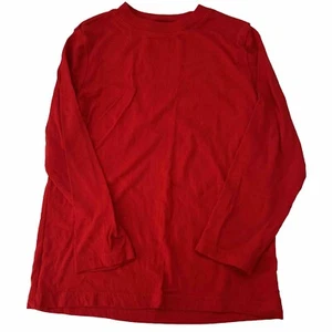 Cat & Jack Long Sleeve Crew Neck Shirt Red (Size: S/6-7) - Picture 1 of 3