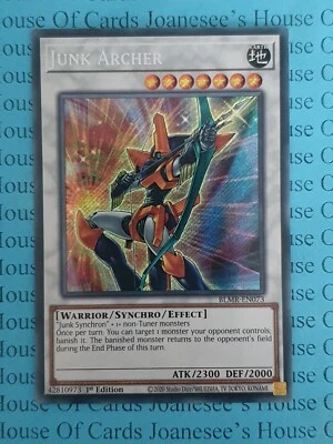 Junk Archer BLMR-EN073 Secret Rare Yu-Gi-Oh Card 1st Edition New - Image 1 of 3